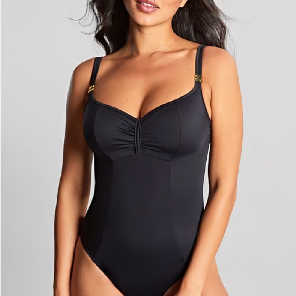 Panache Anya Riva Black One Piece Swimwear Size 30G